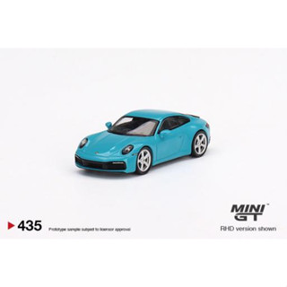 Mini GT Porsche 911 (992) Carrera S Miami Blue 1/64