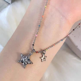 [พร้อมส่ง] สร้อยจี้ดาวติดเพชร⭐️ | star necklace