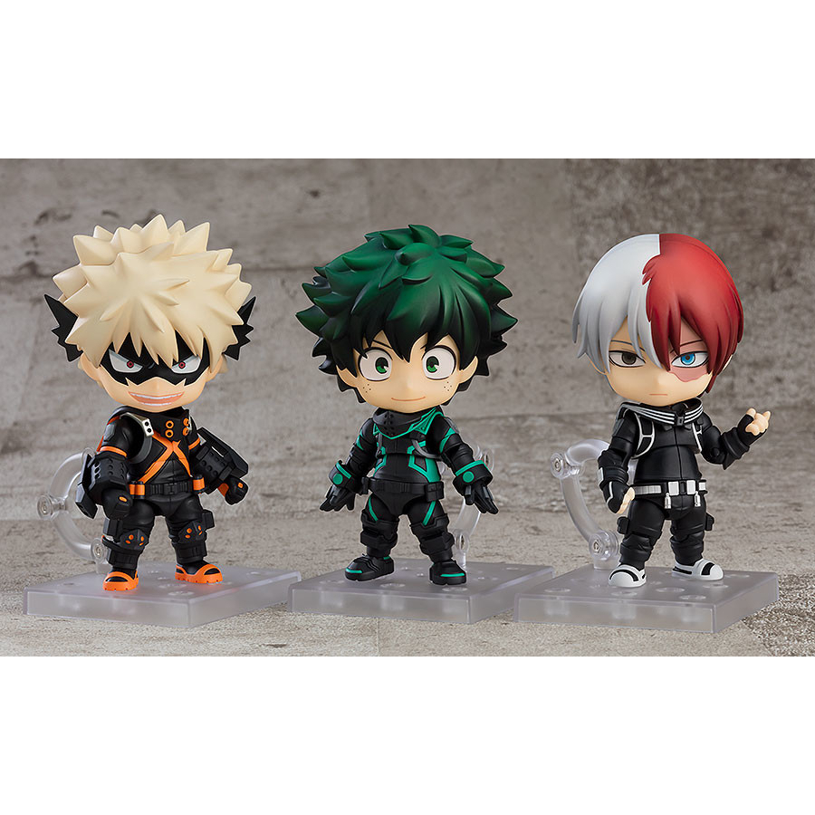 Nendoroid Izuku Midoriya, Katsuki Bakugo, Shoto Todoroki Stealth Suit Ver. (เซ็ต 3 ตัว)