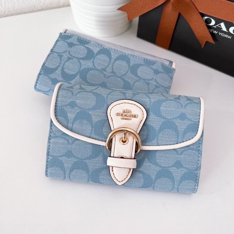 พร้อมส่งแท้💯%🇺🇸 Coach Kleo Wallet • Style No. C8308 \ C6896 (รุ่นสีพื้น)