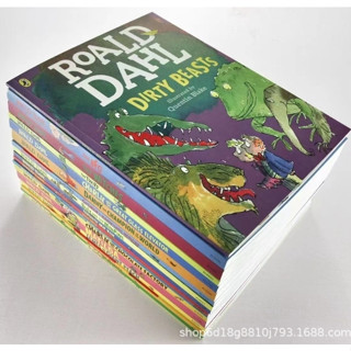 เซตหนังสือ Roald Dahl  18 เล่ม วรณกรรมสุดคลาสสิค  The Witches   Charlie and the Chocolate factory