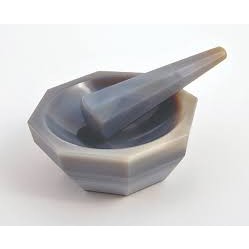 โกร่งหินโมรา (Agate Mortar) ขนาด 125 มม. กับ 150 มม. (Products From India)