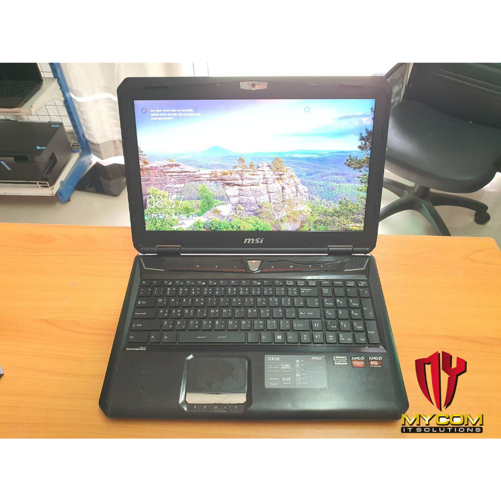 #มาใหม่ 046 ✅ ✅ ✅ ✅ MSI GX60 สเปกแรง CPU4Core, Ram8G, SSD