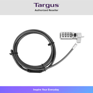 Targus DEFCON Compact Resettable Combo Cable Lock (ASP71GLX) สายล็อคโน๊ตบุ๊ค ใช้ Password ในการล็อค User ตั้งรหัสเองได้