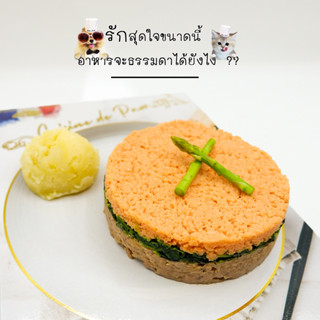 #350 แซลมอน ทูน่า ทาทาร์ สำหรับสุนัขและแมว Salmon &amp; Tuna Tatare for dogs and cats