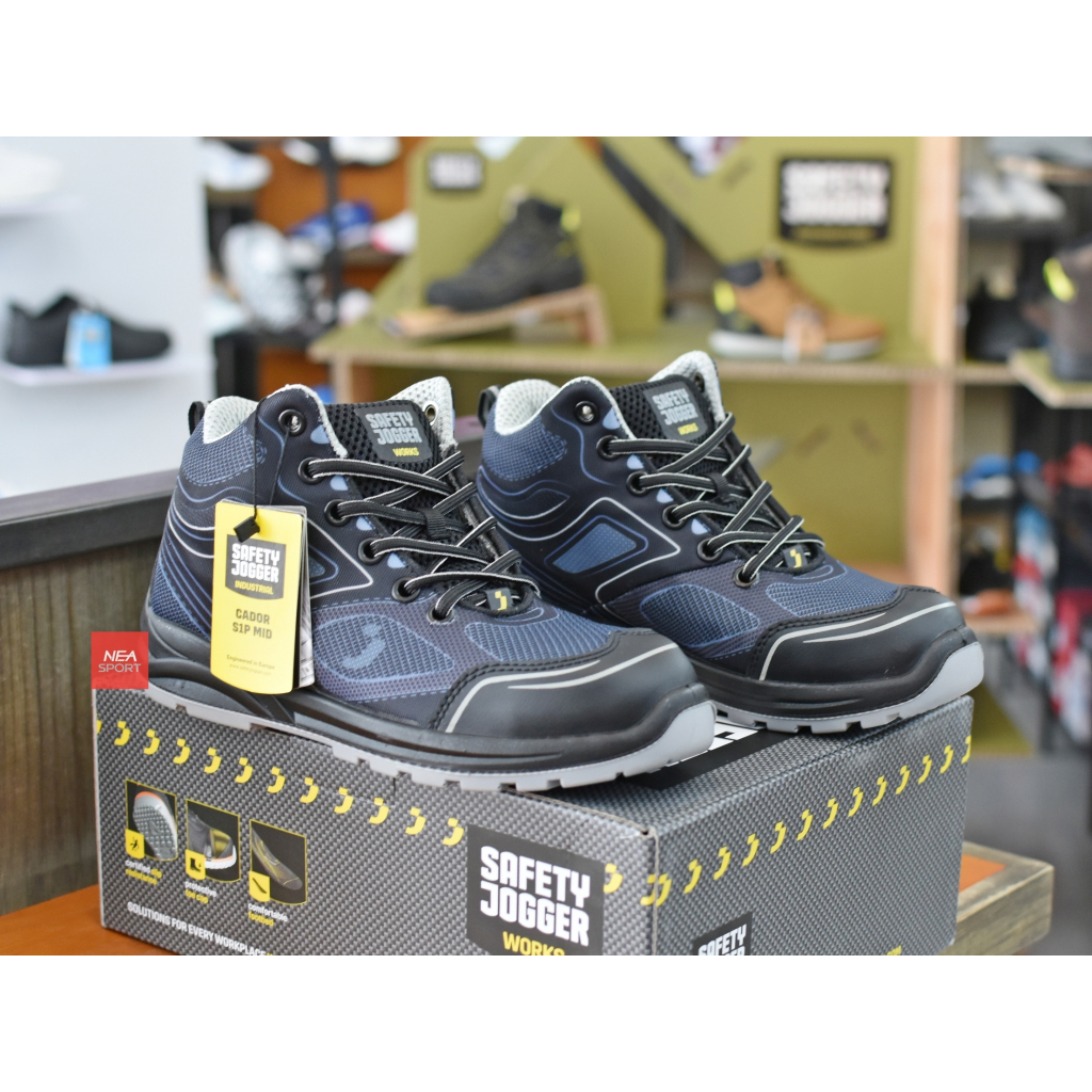 SAFETY JOGGER حذاء سلامة CADOR S1P MID بمقدمة فولاذية — صورة 3
