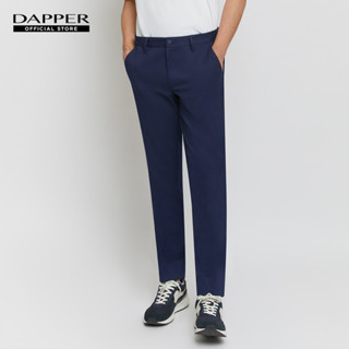 DAPPER กางเกงชิโน่ Elastic Waist Chino Pants สีกรมท่า (TC9N1/244SP)