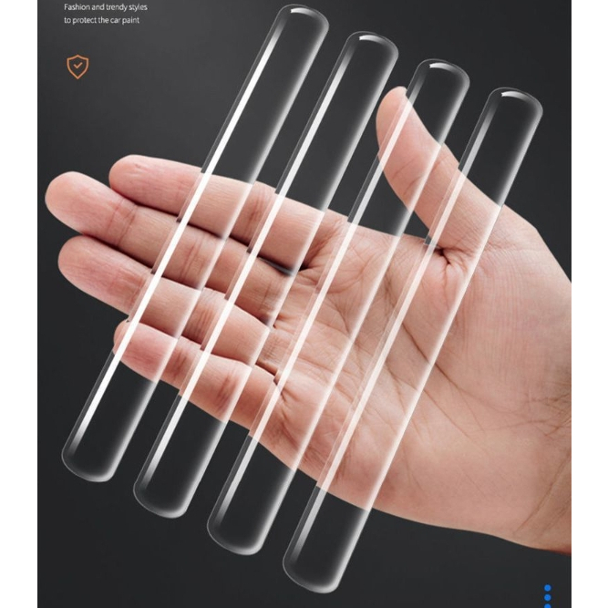 สติกเกอร์ฟิล์ม ป้องกันรอยขีดข่วน สําหรับติดมือจับประตูรถยนต์