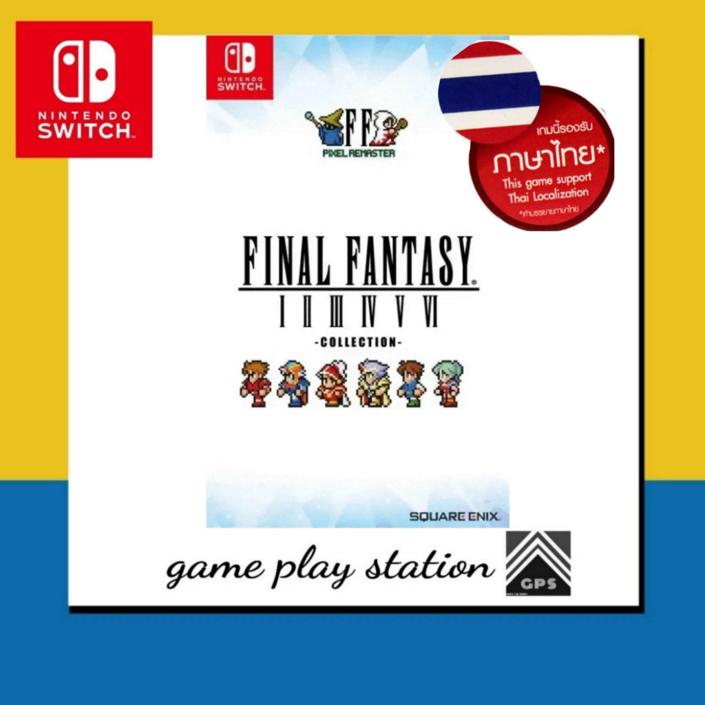 nintendo switch final fantasy i - vi pixel remaster collection ( english ซับไทย )