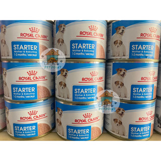 Royal Canin STARTER Mother &amp; Babydog อาหารเปียก แบบเนื้อมูส สำหรับแม่สุนัขและลูกสุนัข ขานด 195 G