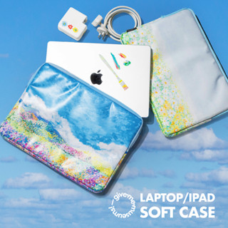 Laptop soft bag กระเป๋าแล็ปท็อป เคลือบกันน้ำ มีช่องด้านใน