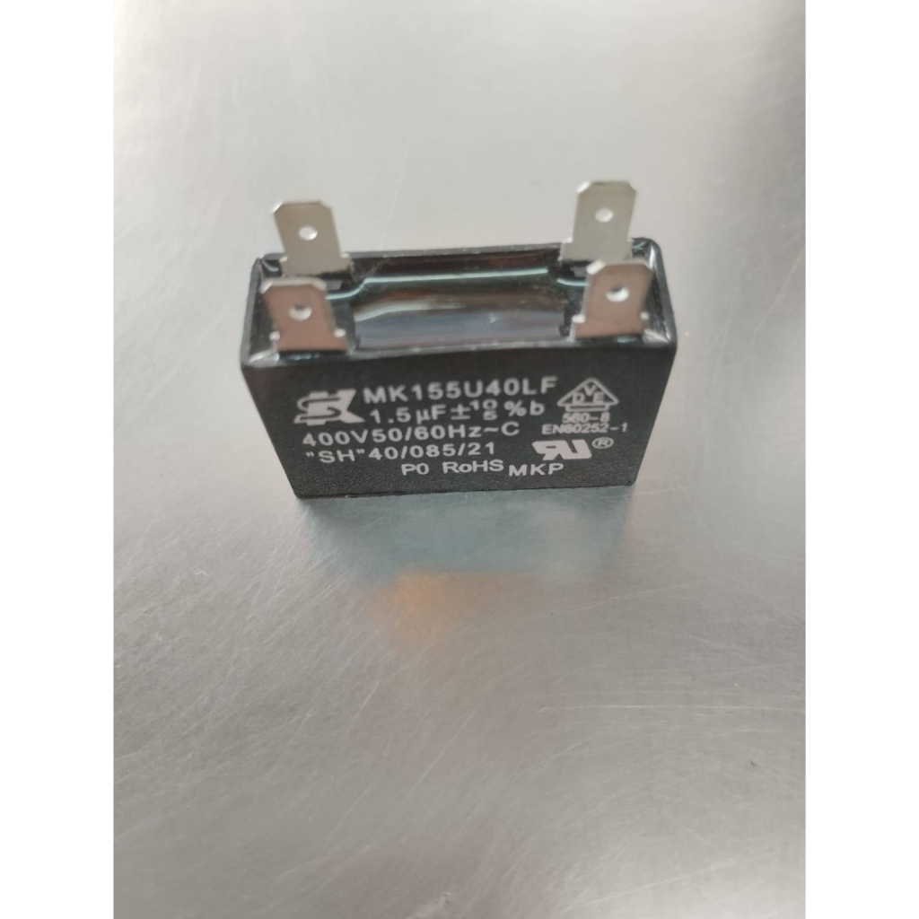 0000445 คาปาซิเตอร์​ C1.5uF/400V เเบบ​ 4 ขา(สามารภใช้เเทนเเบบ3 ขาได้)