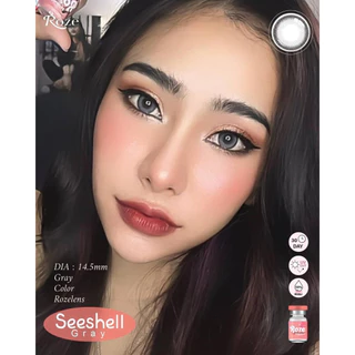 🔥คอนแทคเลนส์ ✨ขนาดบิ๊กอายโตมาก✨ Seeshell (Rozelens) ✨Brown / Gray / Black