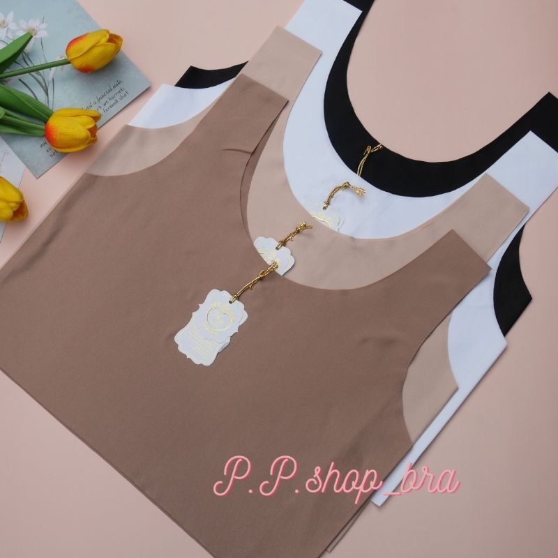 NB เสื้อกล้ามครึ่งตัว ซับใน บังทรง(NB23) ไร้ขอบ งานสั่งผลิตในประเทศไทย