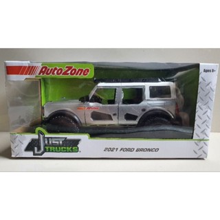 โมเดลรถเหล็ก 1:24 JADA Just trucks - Ford Bronco  สีเงิน (ยาวประมาณ 20cm)