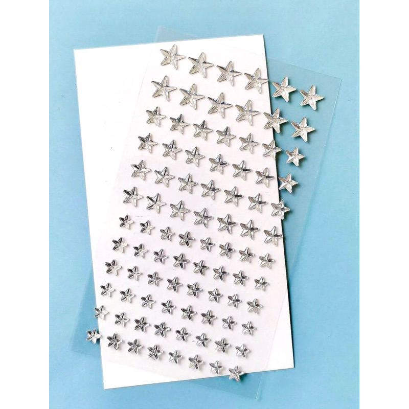 สติกเกอร์ ”ดาว” สติกเกอร์เพชร คละไซส์ แต่งหน้า แต่งผม พร้อมส่ง! (#P14)