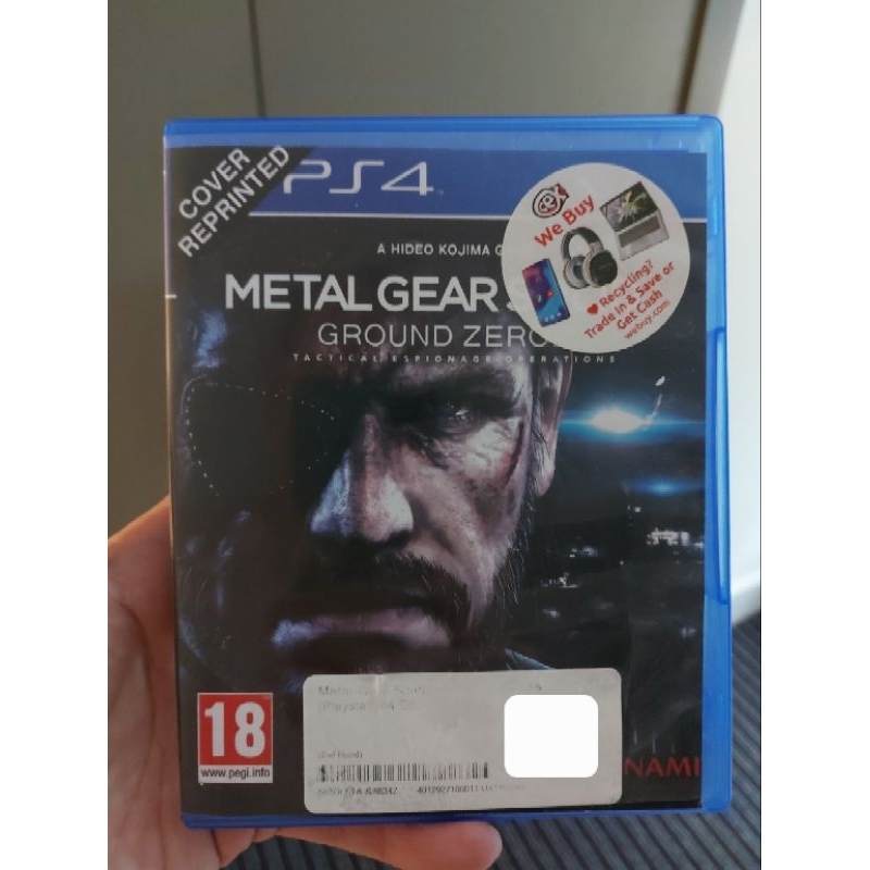 Metal Gear Solid Ground Zero PS4