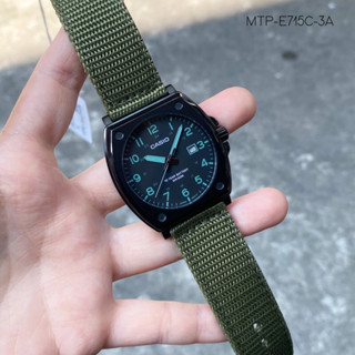 🎁CASIO STANDARD MTP-E715C-3A ของแท้ 100% พร้อมส่ง ประกัน 1 ปี