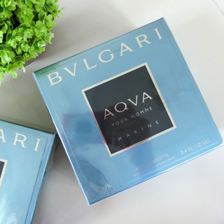 น้ำหอม Bvlgari Aqva Pour Homme Marine Eau De Toilette for Men 100 ml กล่องซีล