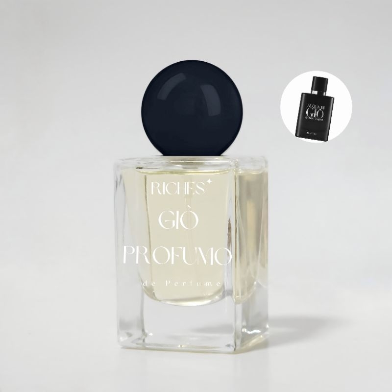 น้ำหอมริชเชสส์ RICHES de Perfume ติดทนยาวนาน12-24ชม.!กลิ่น​ Giò Profumo คู่เหมือน​ เหมือนเป๊ะ​ ไม่​โป๊ะ!