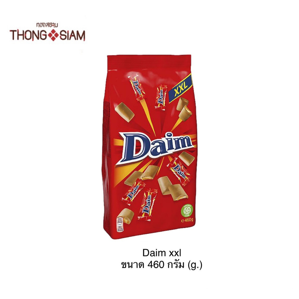 Daim XXL ช็อกโกแลตไส้คาราเมล  460 กรัม(g.) BBE: 04/2026