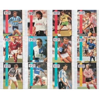 การ์ดฟุตบอล PRO SET 1990-91 ENGLISH PREMIER LEAGUE (จำหน่ายแยกใบ)