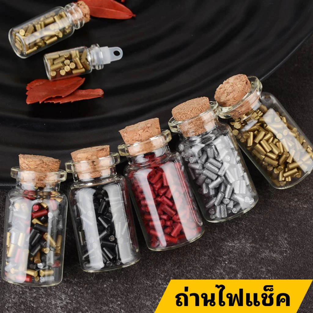 ถ่านไฟแช็กคุณภาพสูง อะไหล่ไฟแช็ก ขนาด 30/50/100 ชิ้น บรรจุในขวดแก้วพร้อมจุกไม้ก็อก