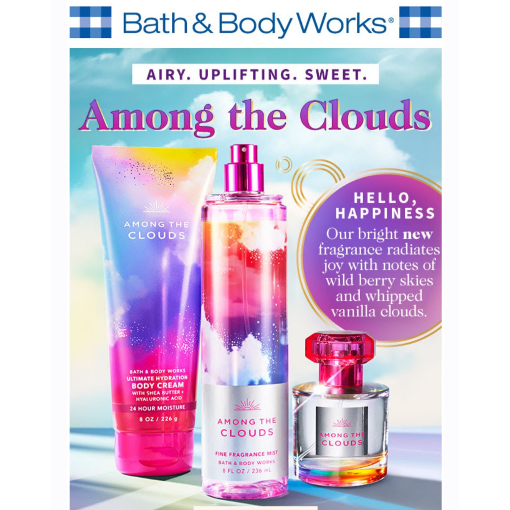 Bath & Body Works กลิ่น Among the Clouds กลิ่นหอมออกใหม่