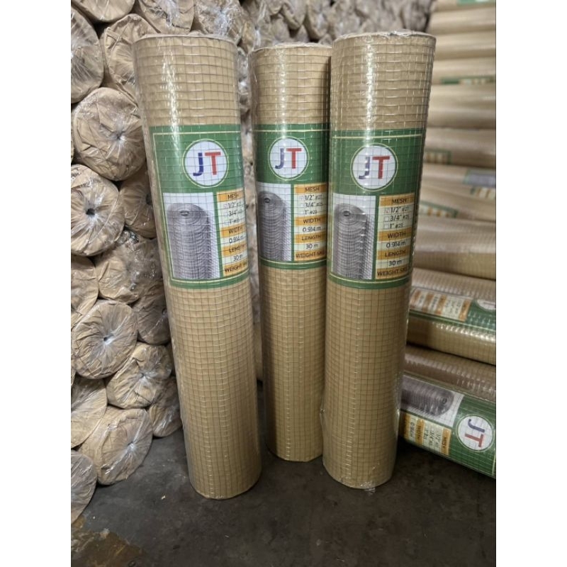 ตาข่าย ลวดตาข่ายคุณภาพดี (พร้อมส่งยกม้วน) ขนาด1/2" 4หุน ยาว30 เมตร จัดส่งเร็ว เก็บเงินปลายทาง