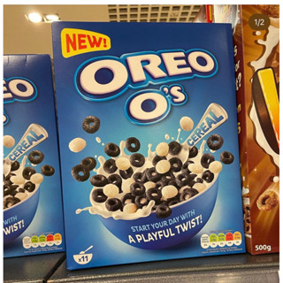 🥛🥣🥛🥣 Oreo O’s Cereal 🥛🥣🥛🥣      📌350g      📍ซีเรียล อาหารเช้า นำเข้าจากยุโรป🇪🇺🇪🇺🇪🇺