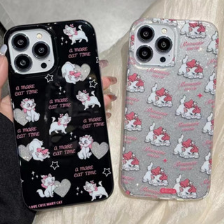 ❤️ส่งของขวัญ❤️  เคสไอโฟน 11 12 13 14 Pro Max  สไตล์คู่รัก การ์ตูน น่ารัก แมว ฤดูร้อน Case for iPhone ป้องกันการตก