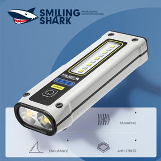 Smilingshark SD1004 ไฟฉาย led Type-C 7 โหมด พร้อมแม่เหล็ก กันน้ํา สําหรับตั้งแคมป์ ครัวเรือน