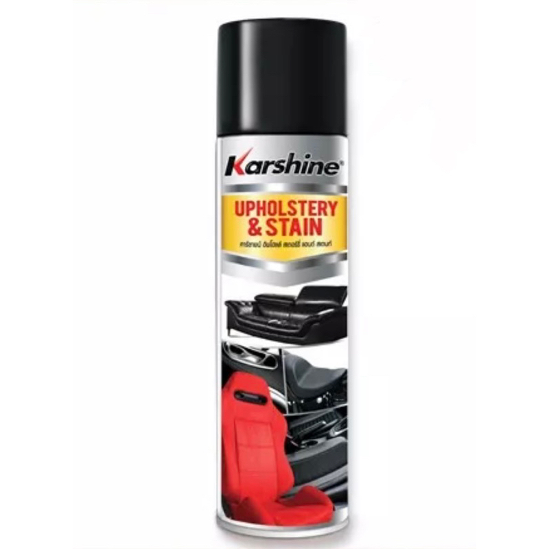 คาร์ชายน์ สเปรย์โฟมทำความสะอาดเบาะหนัง Upholstery & Stain Karshine สเปรย์ทำความสะอาดเบาะ