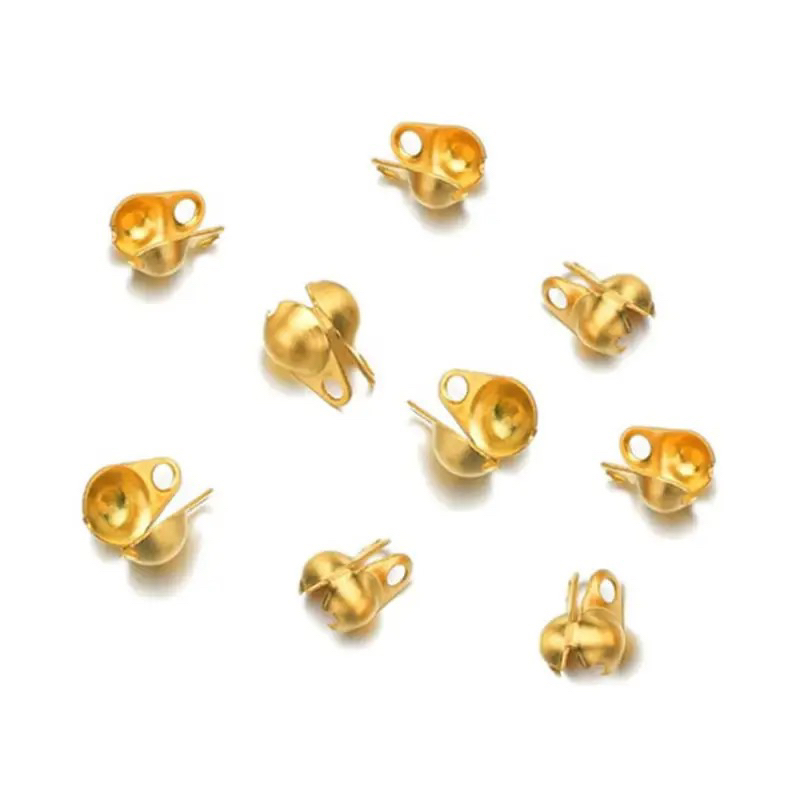 TD135 ตัวเก็บปลายสร้อยสแตนเลส 10 ชิ้น/เซ็ต - รูปที่ 5