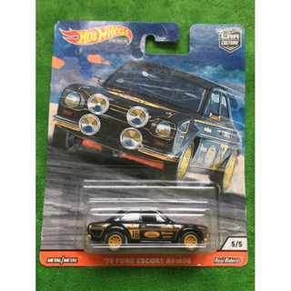 Hotwheels PREMIUM ล้อยาง 70 FORD ESCORT RS1600