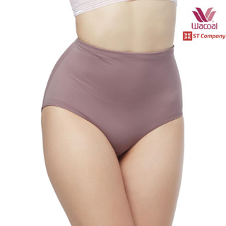 กางเกงใน  Wacoal S-Fit Secret Support Short Panty WU4888 สีน้ำตาล (Brown) เอวสูง ช่วยเก็บกระชับหน้าท้องและเอว วาโก้