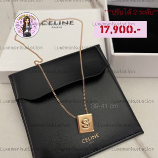 👜: New!! Celine Alphabet Necklace ‼️ก่อนกดสั่งรบกวนทักมาเช็คสต๊อคก่อนนะคะ‼️