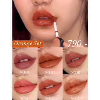 zeeda lip matte Orange set 6 colors