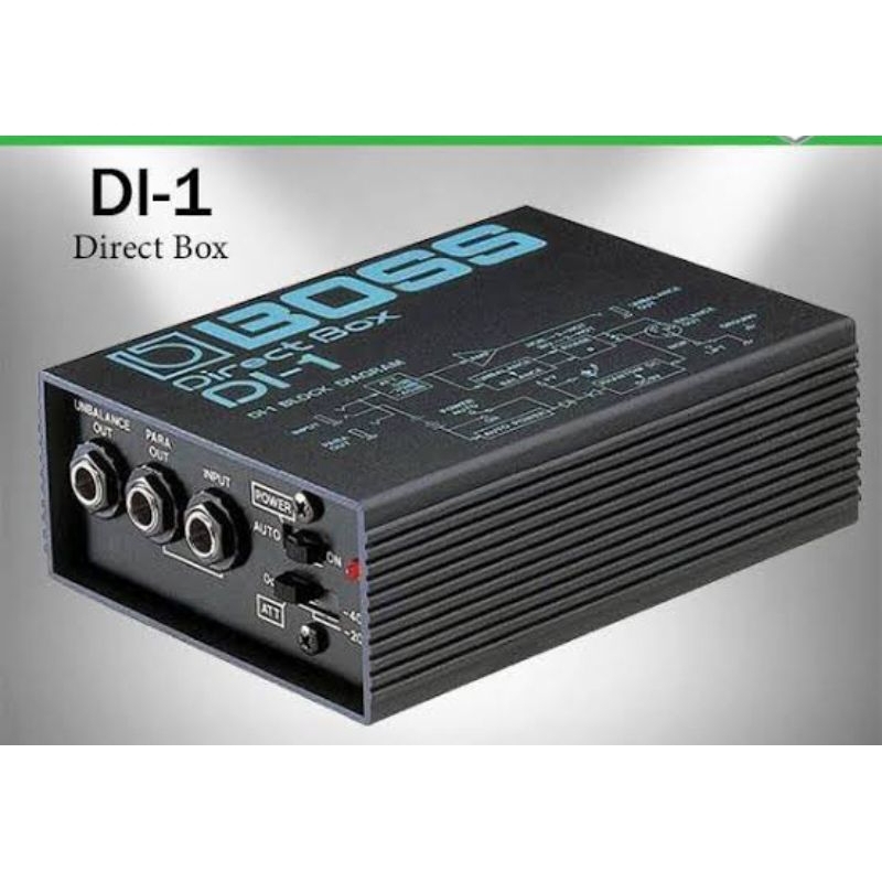 Boss DI-1 Direct Box เอฟเฟคประเภท Active                              สำหรับต่อ Mixer สินค้ามือสองนำ