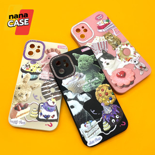 เคสมือถือนิ่ม TPU กันเลนส์กล้องนูนลายการ์ตูน น่ารัก ออปโป้/Oppo A15 A57(2022) A74(5G) A94(5G) F7 Reno 8T(5G)