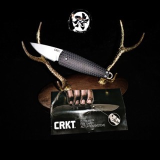 PPP​ มีดพับเดินป่า​ CRKT รุ่น7086​ ระบบไ​ล​ล็อค​ วัสดุ​ใบ:8CR13MOV​
