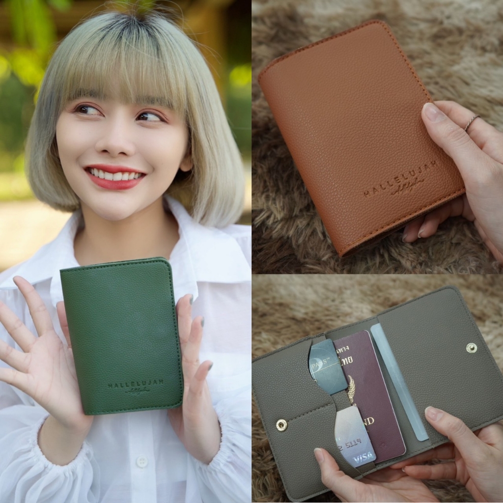 กระเป๋าผู้หญิง สำหรับเดินทาง งานแฟชั่น สวย หรู ราคาหลักร้อย Passport  Case (ที่ใส่พาสปอร์ต)