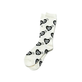 Human Made Socks Heart Pattern (BLACK)