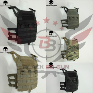 เวส รุ่น JPC เนื้อผ้า 1000D (Jumper Plate Carrier) ยี่ห้อ Emerson  ● คุณสมบัติ : 1. ผลิตจากผ้า 1000D 2. มีเพ้าใส่แม็กกาซ