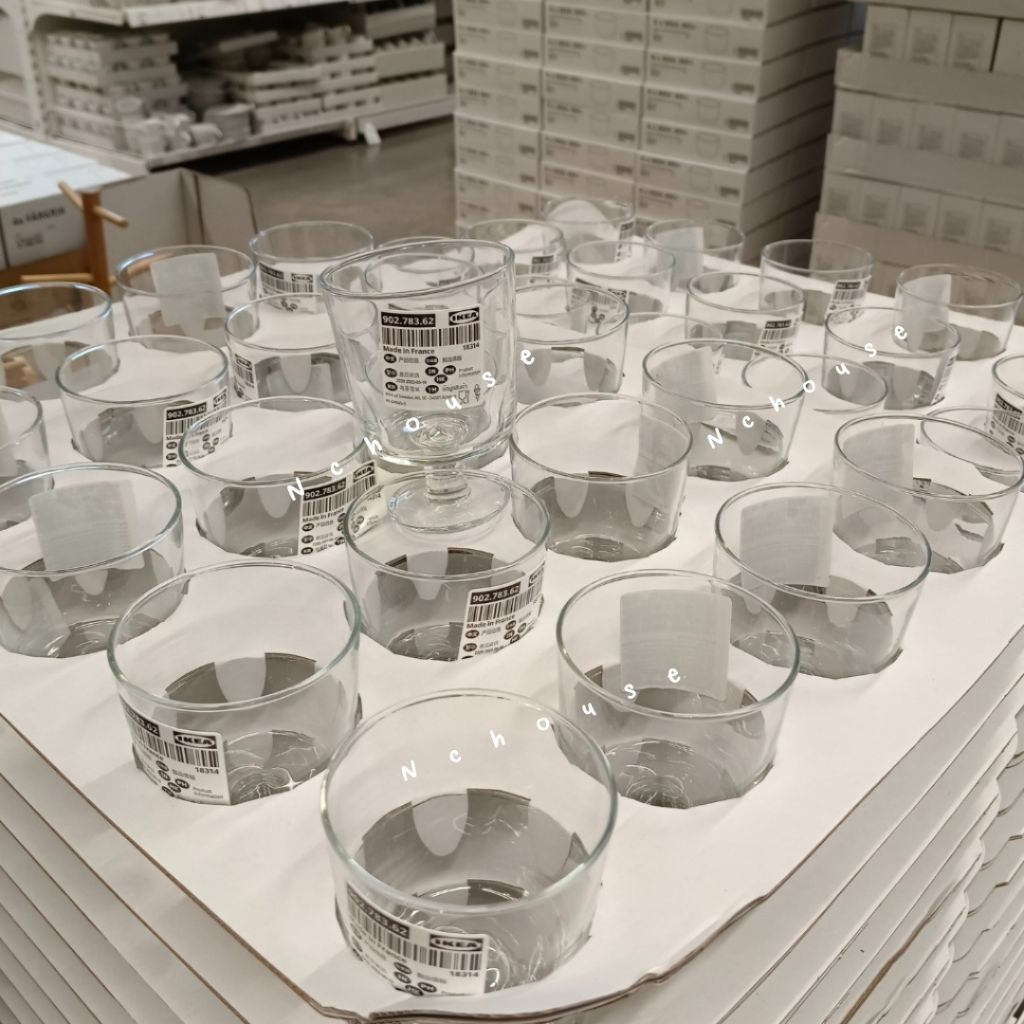 Ikea อิเกีย แก้วก้าน แก้วน้ำ glass 300ML รูปที่ 7