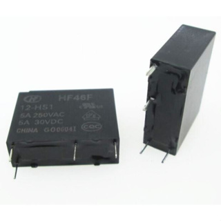 HF46F 12-HS1 12VDC 5A 4pin Hongfa Relay