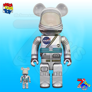 (ของแท้) Bearbrick Project Mercury Astronaut NASA 400%+100% แบร์บริค Be@rbrick by Medicom Toy ของใหม่ มือ 1