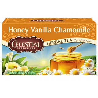 Celestial Seasonings Honey Vanilla Chamomile Tea Herbal Tea Caffeine Free Honey Tea