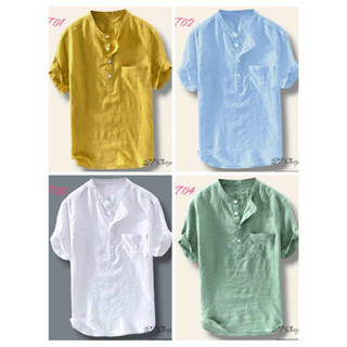 เสื้อเชิ้ตผ้าลินิน ผ้าบางเบาสบายเหมาะกับอากาศเมืองไทยมาก