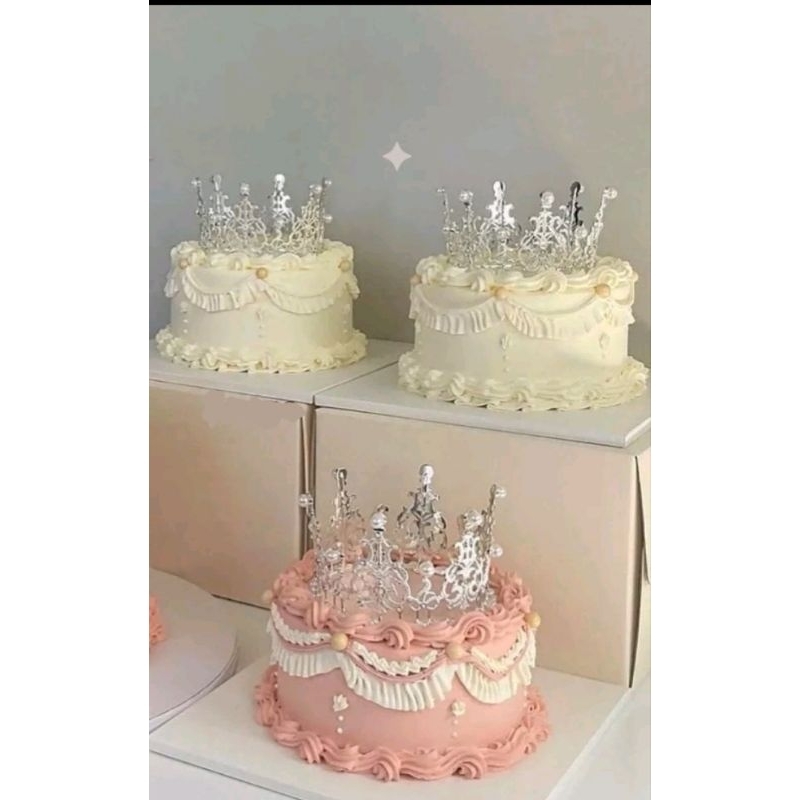 มงกุฎแต่งเค้ก หลายไซส์ พร้อมส่งในไทย